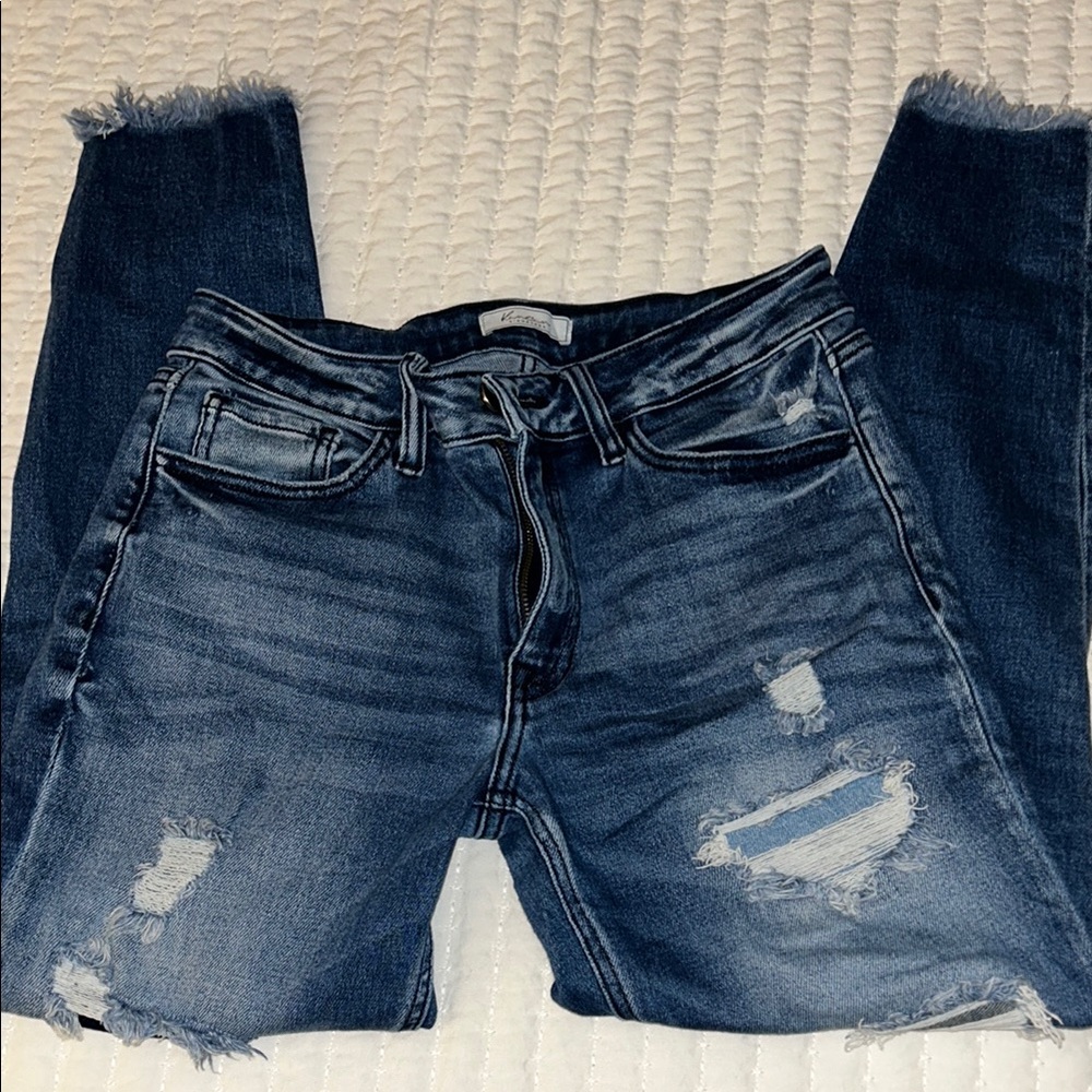 Kancan Distressed Blue Jeans